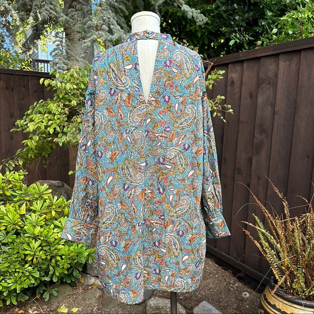 Carolina K Irina Dress - paisley blue - Picture 10 of 11